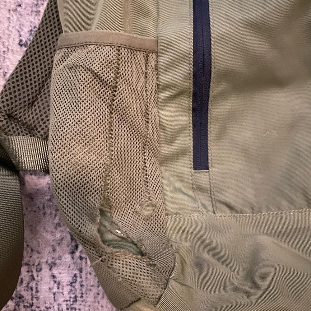Olive Green Fabletics Backpack - Picture 8 of 9